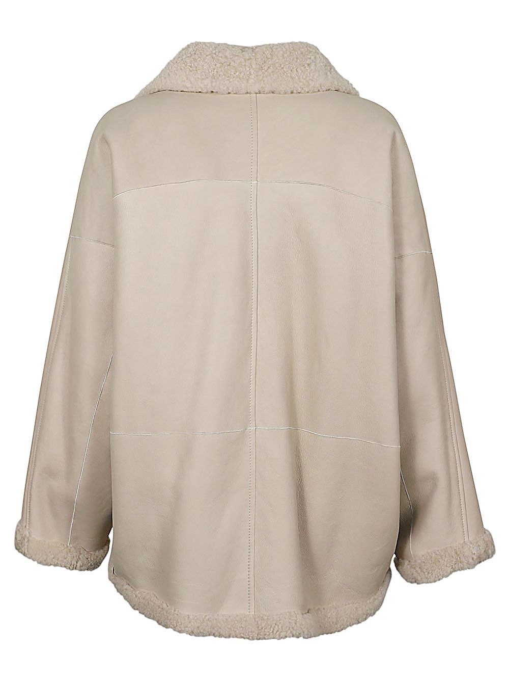 Brunello Cucinelli LEATHER JACKET Size S / US 4 / IT 40 - 2 Thumbnail