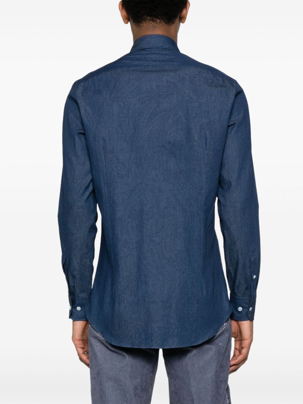 Etro LOGO COTTON SHIRT Size US L / EU 52-54 / 3 - 3 Thumbnail