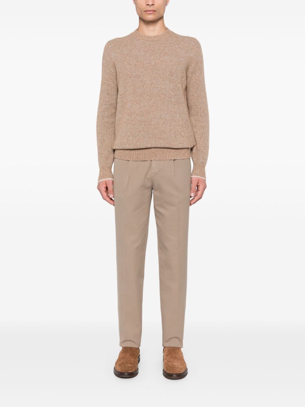 Brunello Cucinelli WOOL CREWNECK SWEATER Size US S / EU 44-46 / 1 - 3 Thumbnail