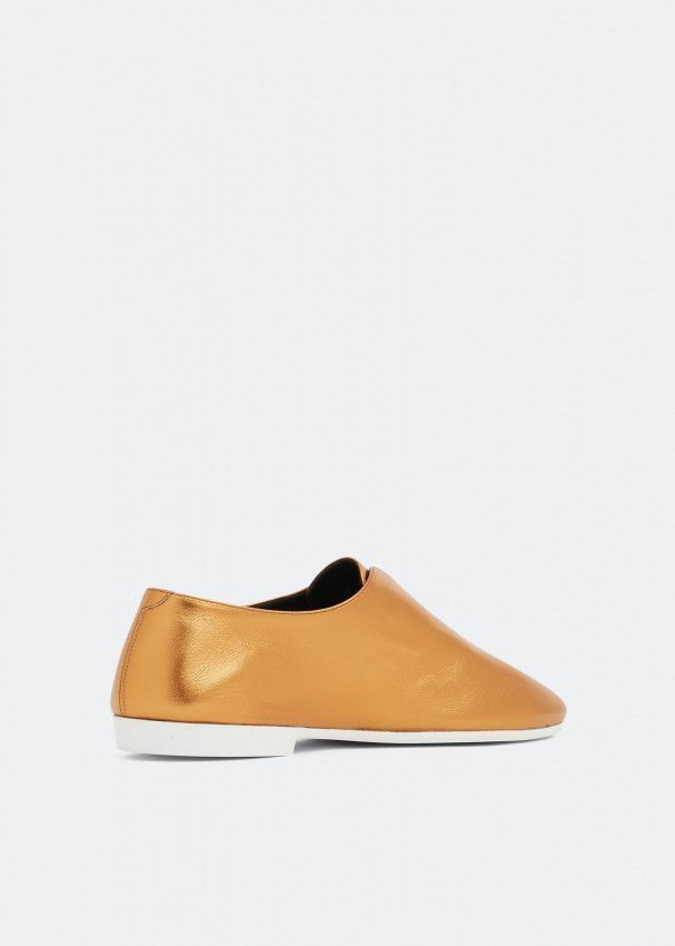 Saint Laurent Paris Saint Laurent Richelieu Oxford Shoes in Metallic Leather Size US 9 / EU 42 - 2 Thumbnail