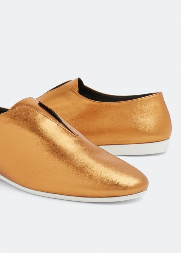 Saint Laurent Paris Saint Laurent Richelieu Oxford Shoes in Metallic Leather Size US 12 / EU 45 - 3 Thumbnail