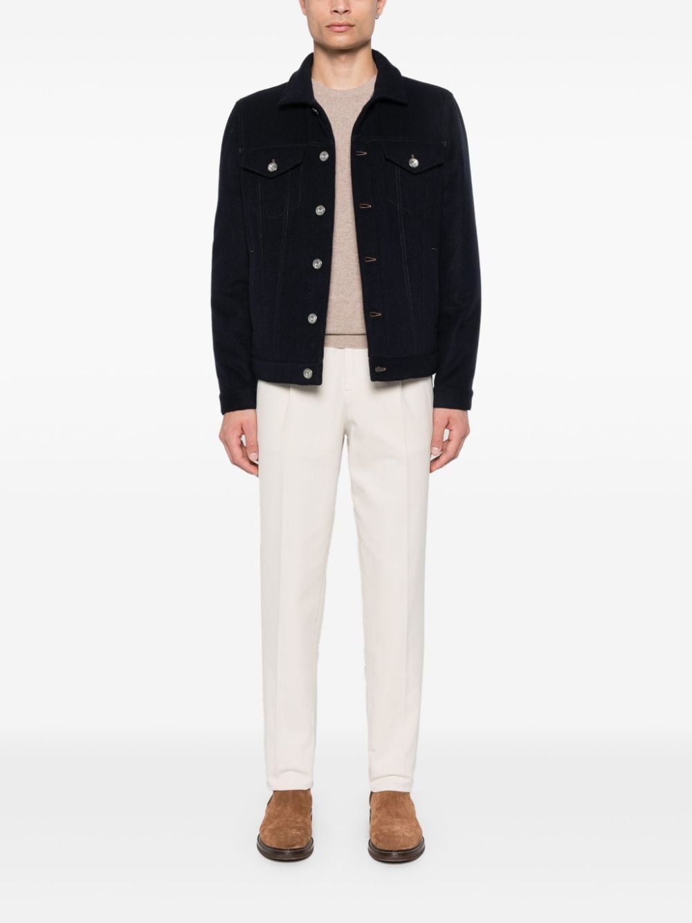 Brunello Cucinelli WOOL JACKET Size US S / EU 44-46 / 1 - 5 Thumbnail