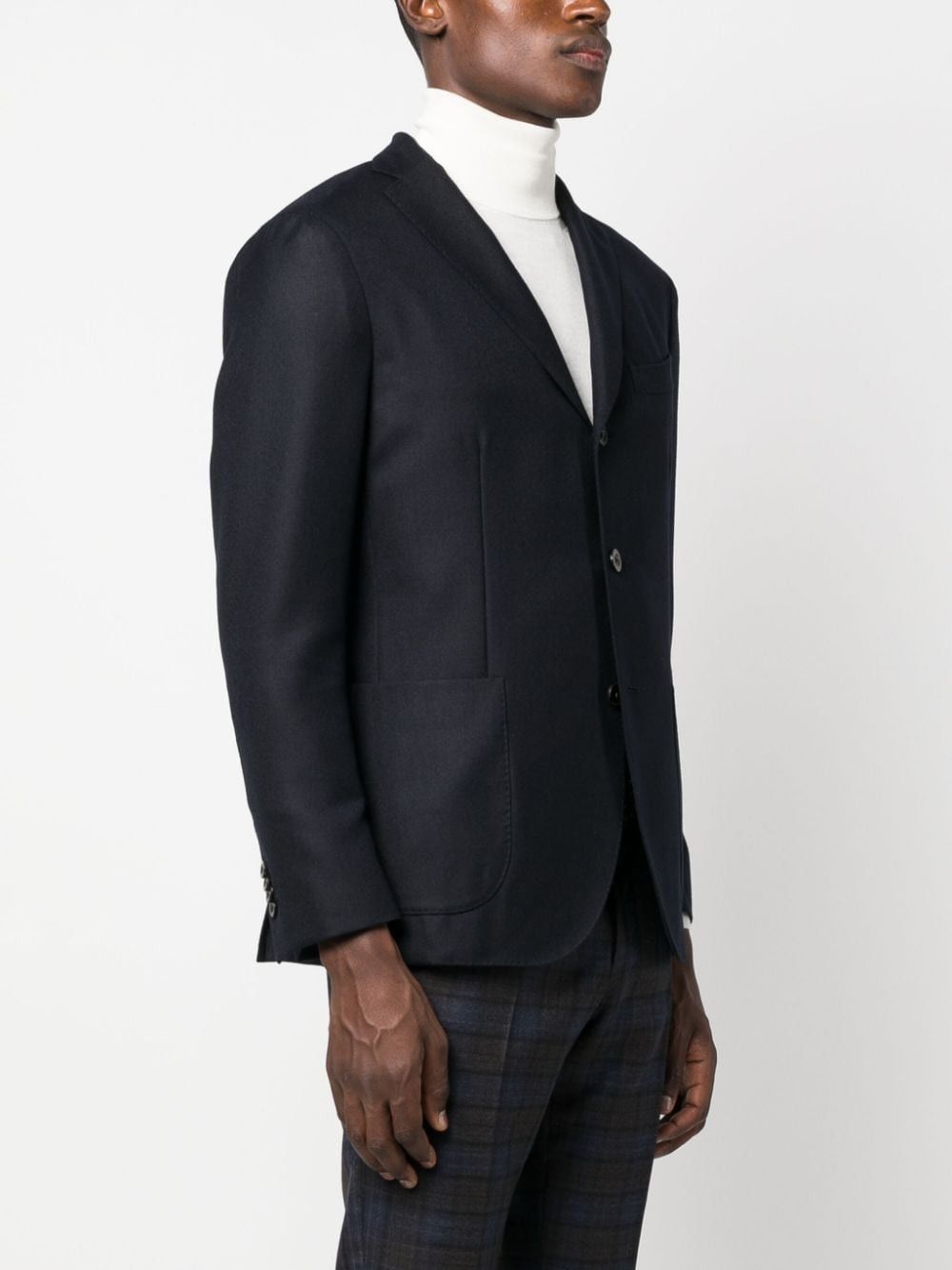 Boglioli WOOL SINGLE-BREASTED BLAZER JACKET Size US S / EU 44-46 / 1 - 4 Thumbnail