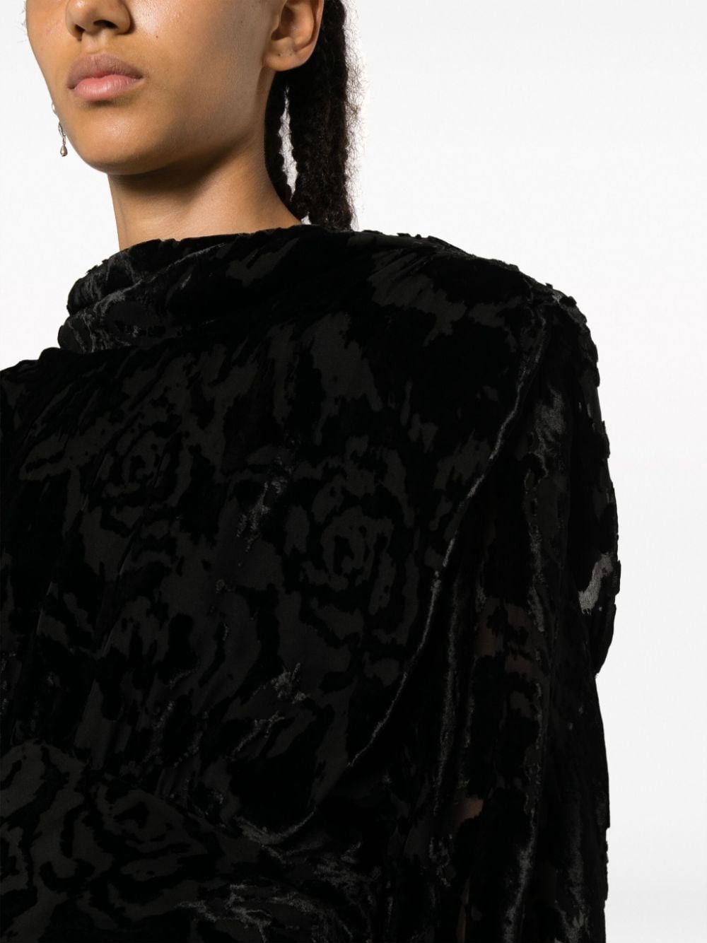 Iro NARIVO DAMASK EFFECT SHORT DRESS Size S / US 4 / IT 40 - 3 Thumbnail