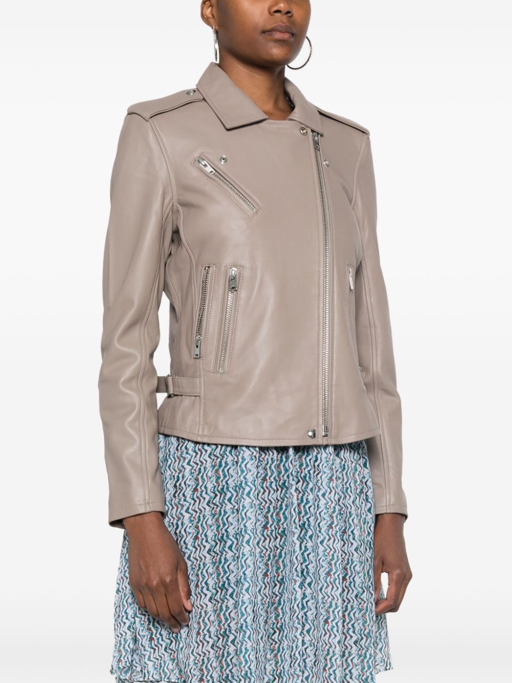 Iro NEWHAN LEAHTER JACKET Size S / US 4 / IT 40 - 3 Thumbnail