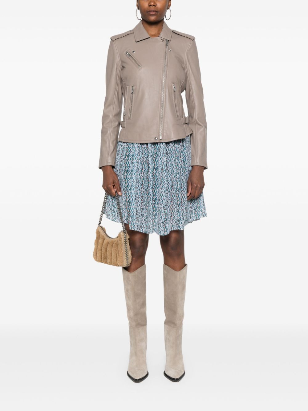 Iro NEWHAN LEAHTER JACKET Size S / US 4 / IT 40 - 2 Thumbnail