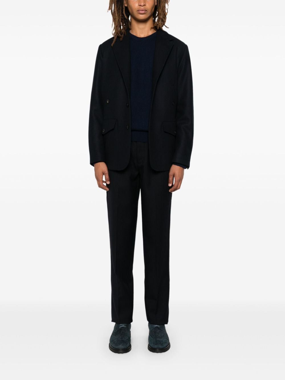 Boglioli WOOL AND CASHMERE SINGLE-BREASTED JACKET Size US S / EU 44-46 / 1 - 5 Thumbnail