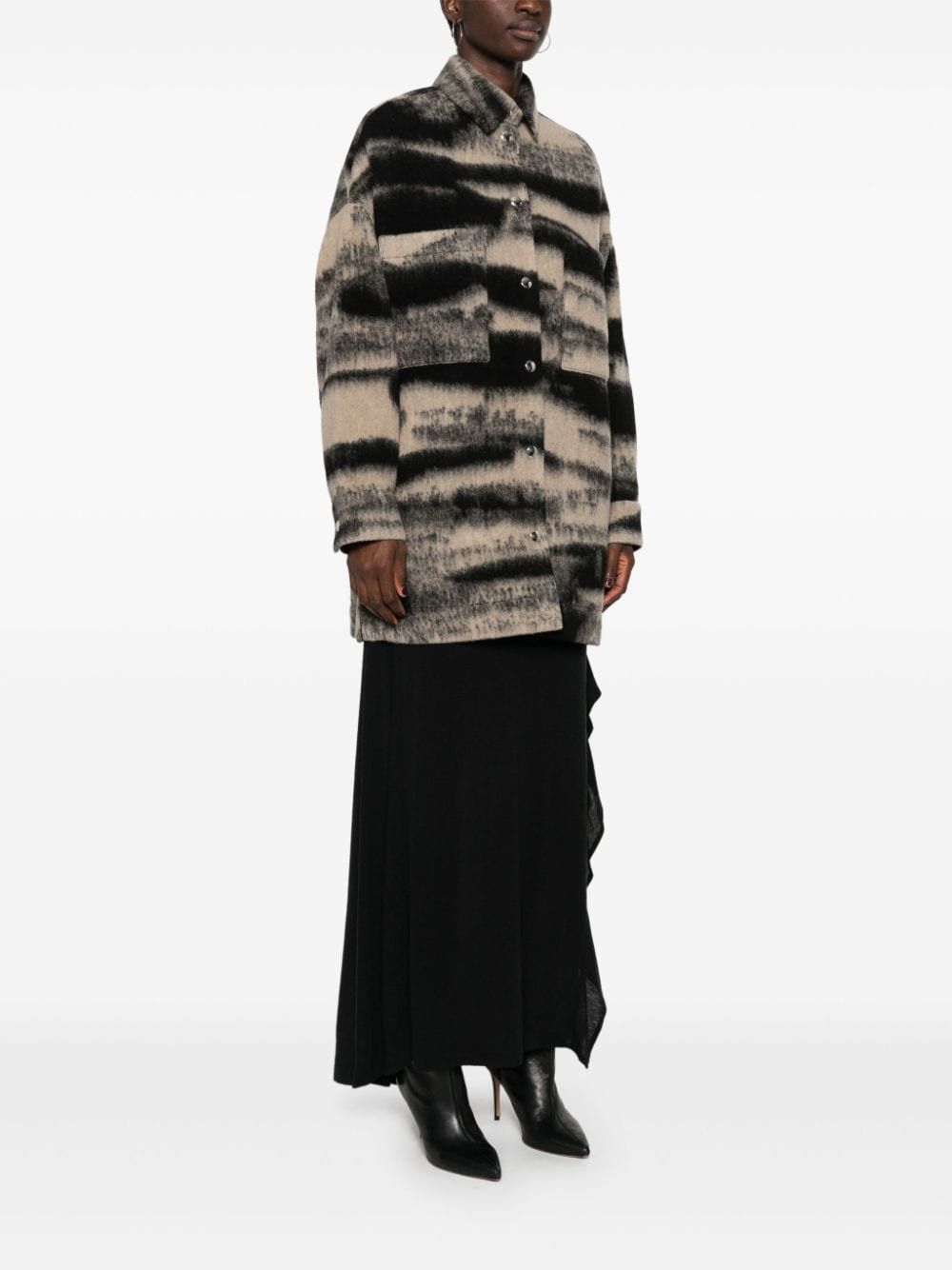 Iro ORIANA WOOL BLEND COAT Size S / US 4 / IT 40 - 4 Thumbnail