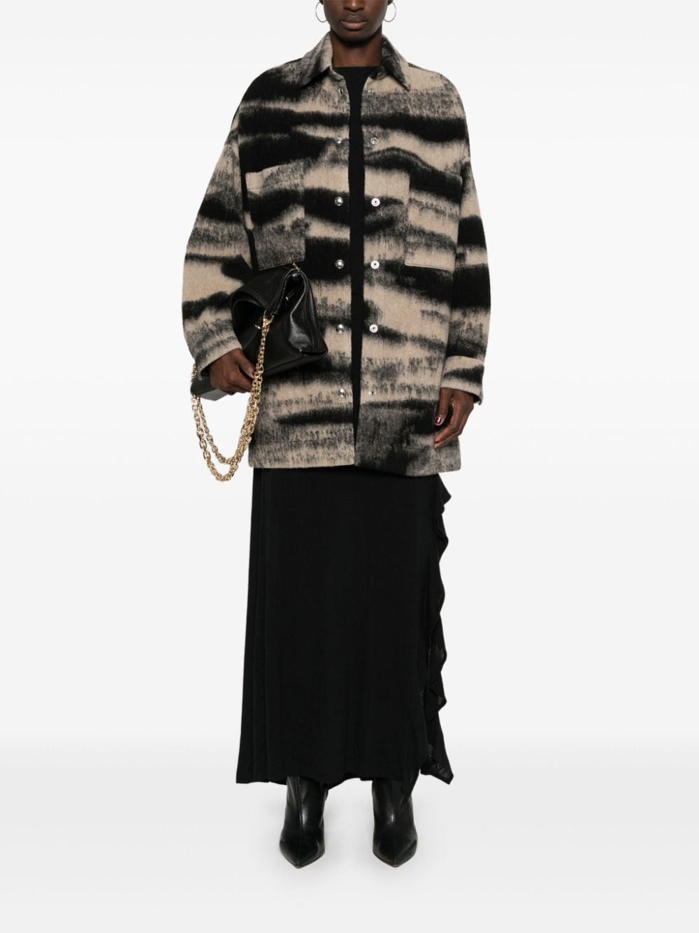 Iro ORIANA WOOL BLEND COAT Size S / US 4 / IT 40 - 3 Thumbnail