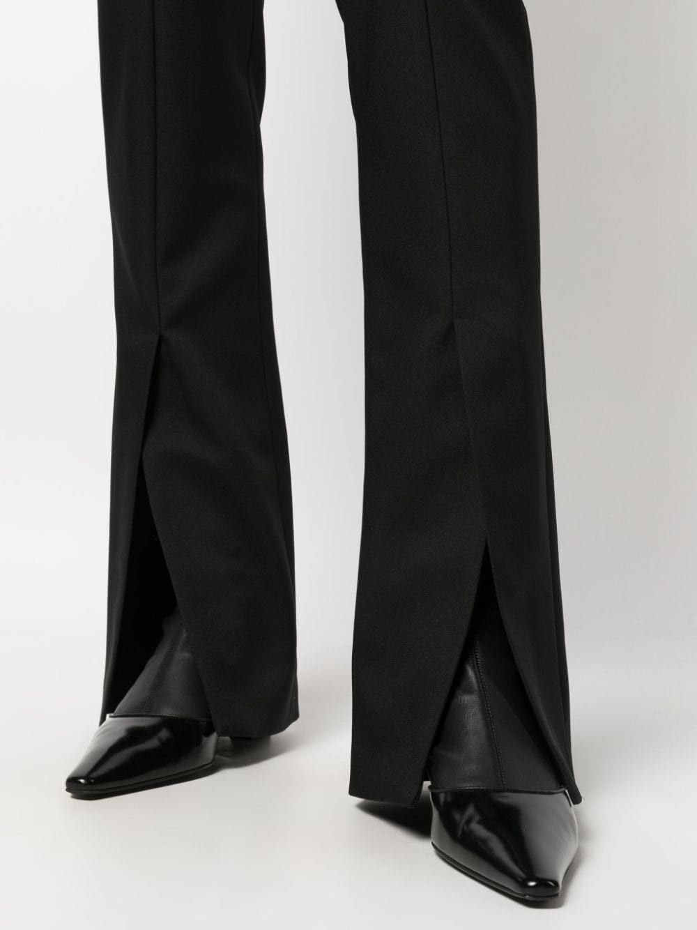 Off-White FLARED TROUSERS Size 27" / US 4 / IT 40 - 4 Thumbnail
