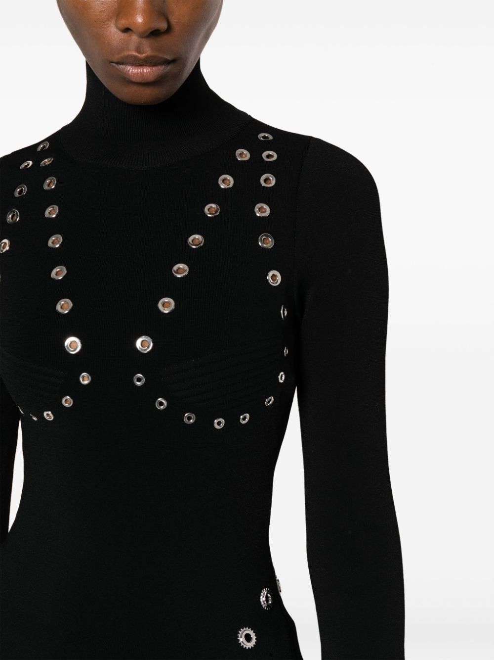Off-White HIGH NECK VISCOSE SWEATER Size S / US 4 / IT 40 - 3 Thumbnail
