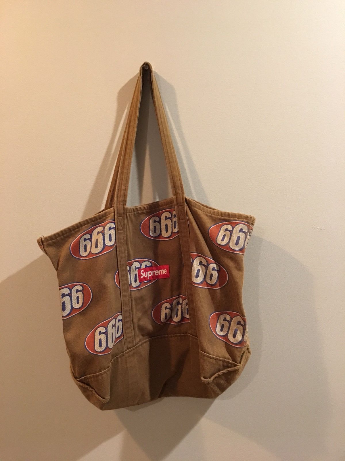 Supreme SUPREME 666 TOTE BAG Grailed