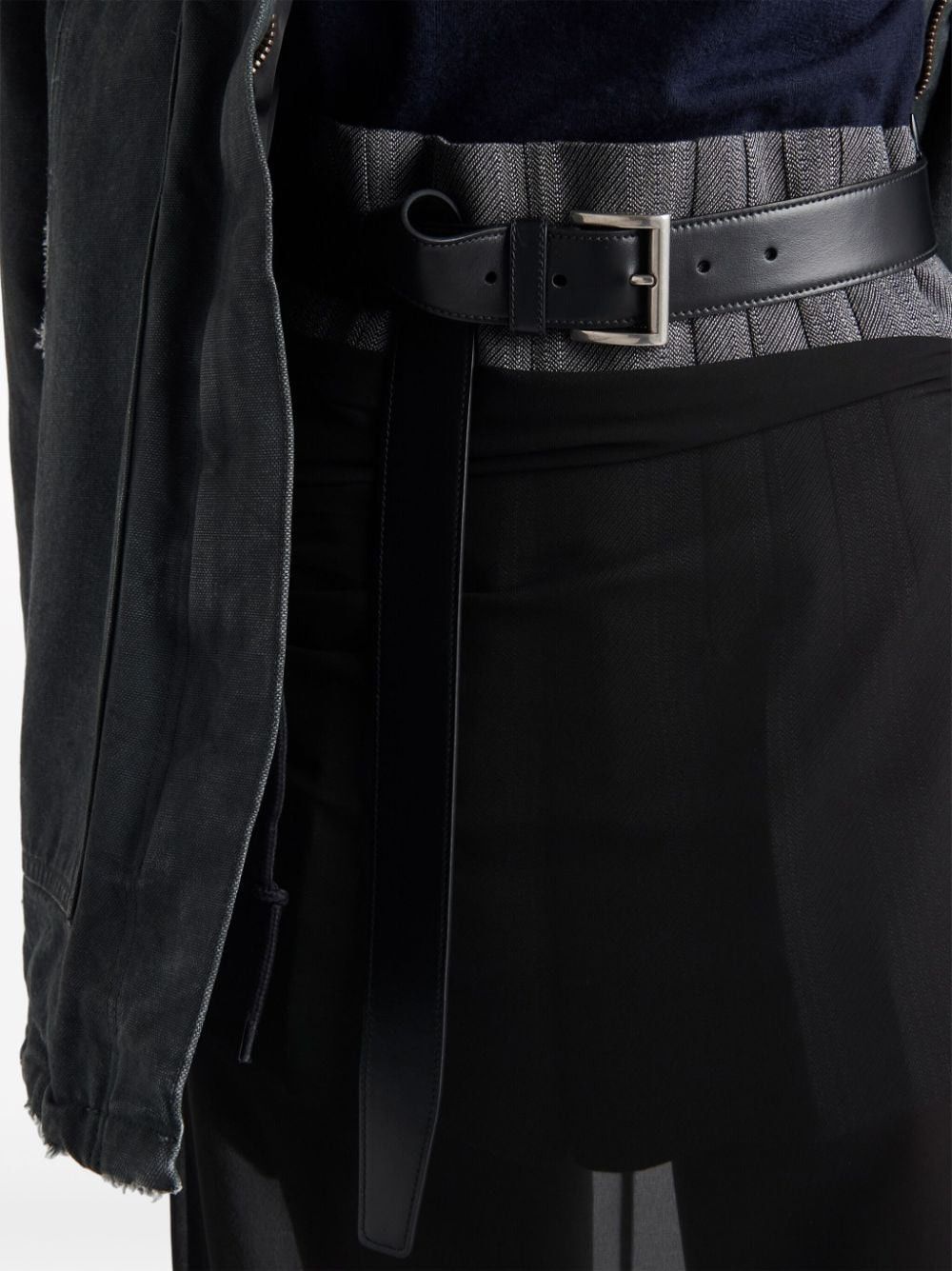 Prada GEORGETTE MIDI SKIRT Size 27" / US 4 / IT 40 - 2 Thumbnail
