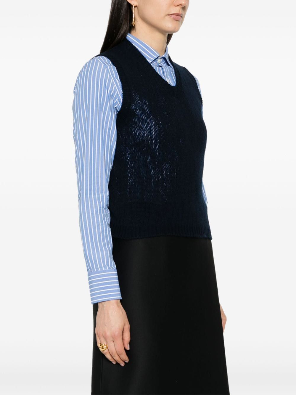 Prada CASHMERE VEST Size S / US 4 / IT 40 - 2 Thumbnail