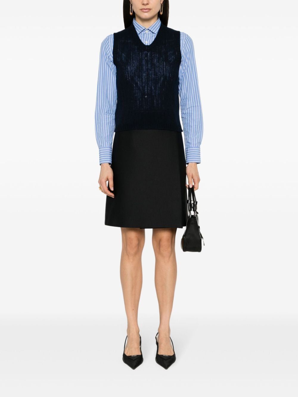 Prada CASHMERE VEST Size S / US 4 / IT 40 - 4 Thumbnail