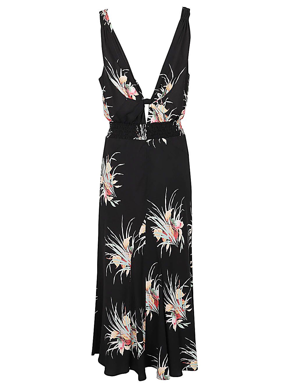 Prada ORCHID PRINT MIDI DRESS Size S / US 4 / IT 40 - 2 Thumbnail