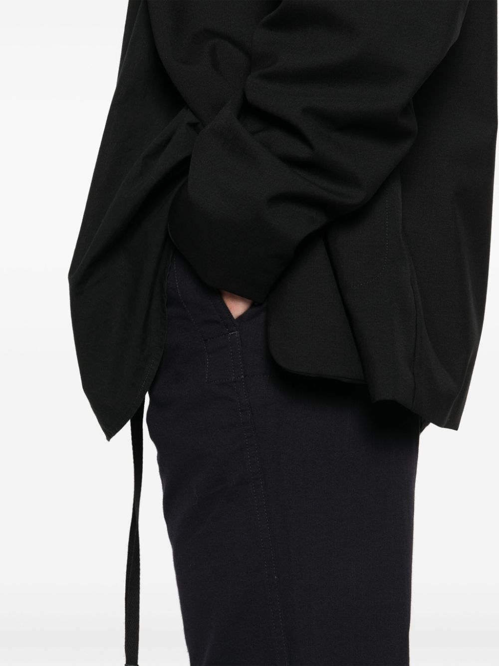 Lemaire COTTON DRAWSTRING TROUSERS Size 27" / US 4 / IT 40 - 5 Thumbnail