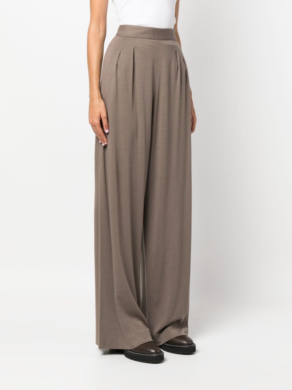 Fabiana Filippi WIDE LEG WOOL TROUSERS Size 27" / US 4 / IT 40 - 3 Thumbnail