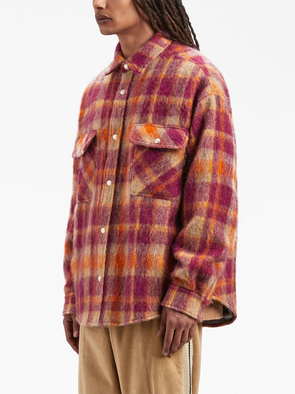 Palm Angels CHECKED WOOL OVERSHIRT Size US S / EU 44-46 / 1 - 4 Thumbnail