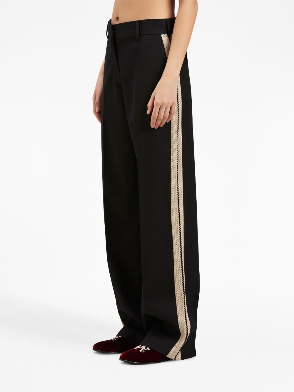 Palm Angels WOOL BLEND TROUSERS Size 27" / US 4 / IT 40 - 4 Thumbnail