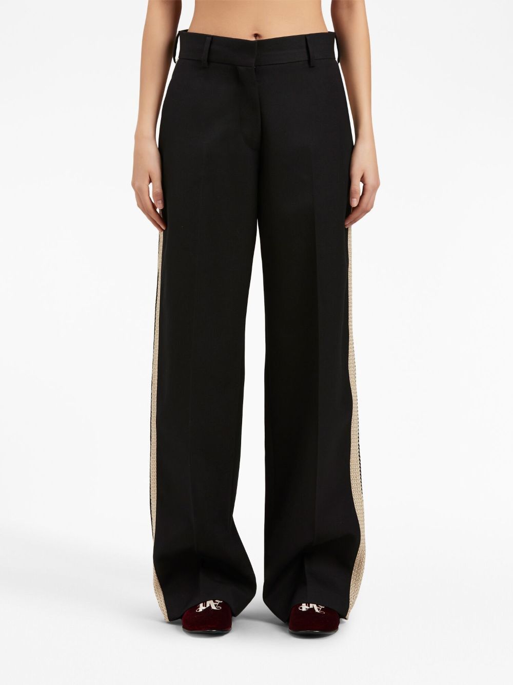 Palm Angels WOOL BLEND TROUSERS Size 27" / US 4 / IT 40 - 5 Thumbnail