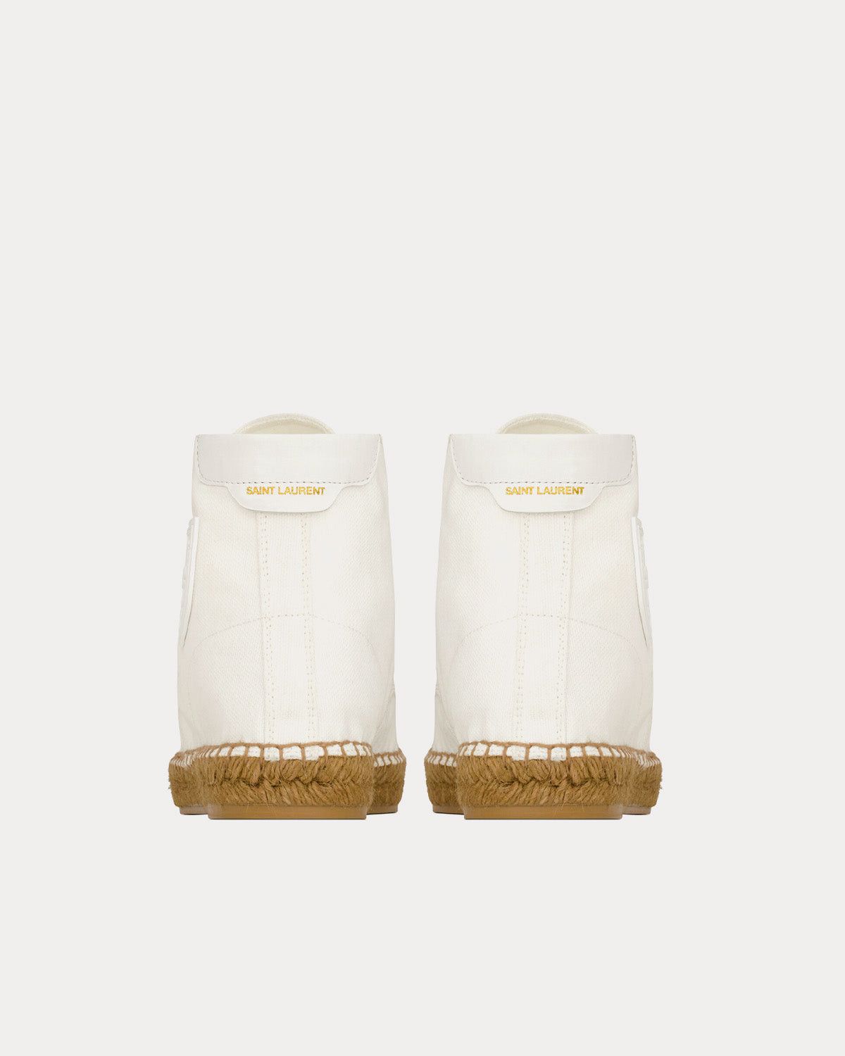 Saint Laurent Paris Saint Laurent Damon High-Top Espadrilles in white Size US 11 / EU 44 - 3 Thumbnail