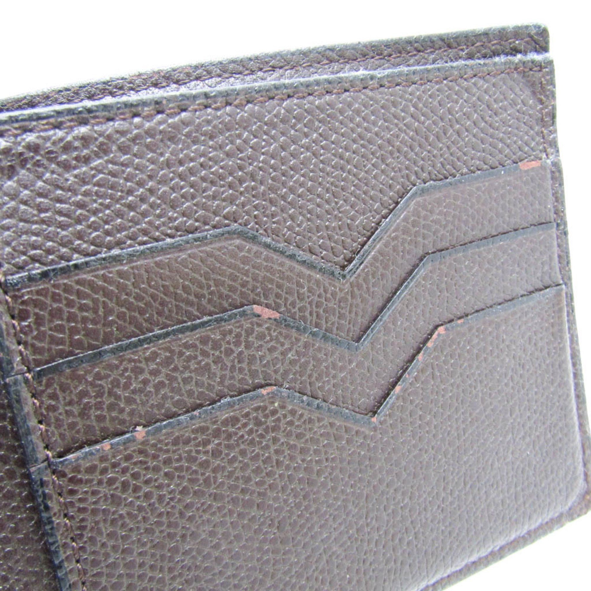 Valextra Valextra Men,Women Leather Bill Wallet (bi-fold) Dark Brown Size ONE SIZE - 9 Thumbnail