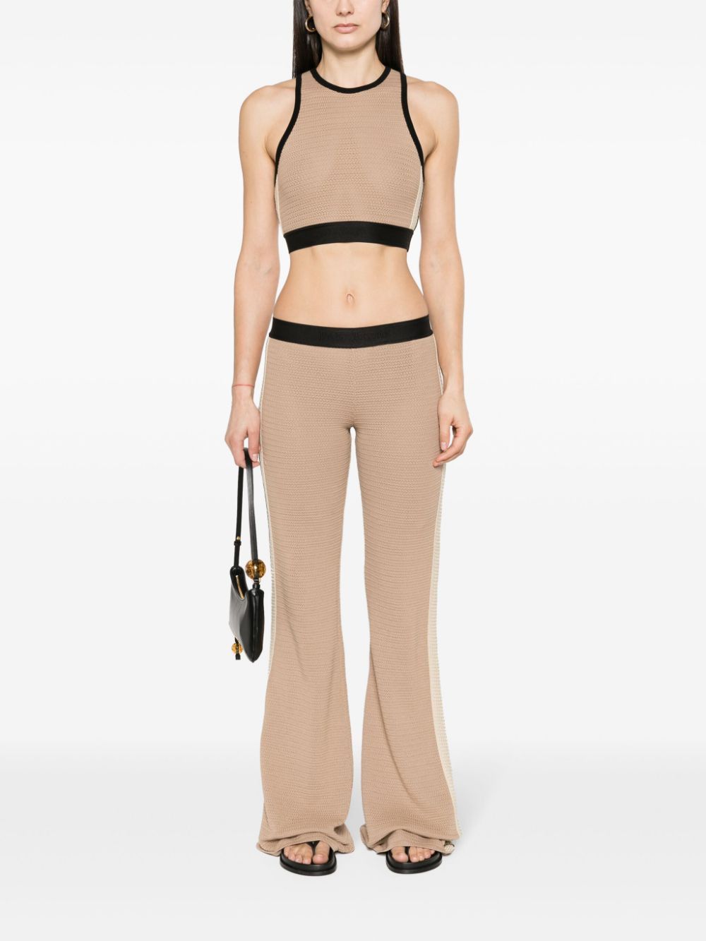 Palm Angels KNITTED CROPPED TOP Size M / US 6-8 / IT 42-44 - 5 Thumbnail