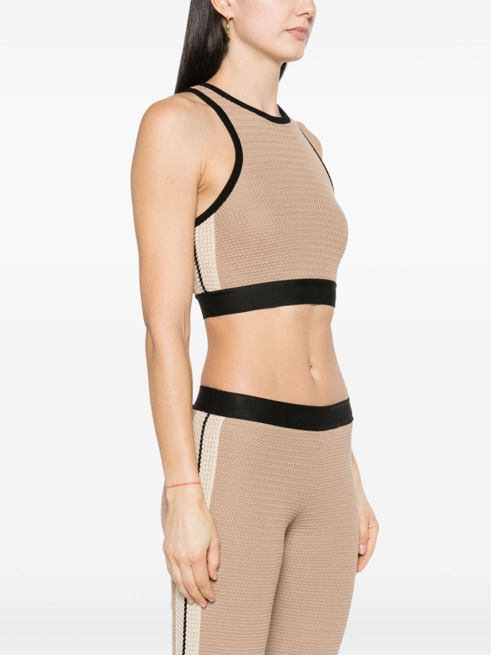 Palm Angels KNITTED CROPPED TOP Size M / US 6-8 / IT 42-44 - 3 Thumbnail