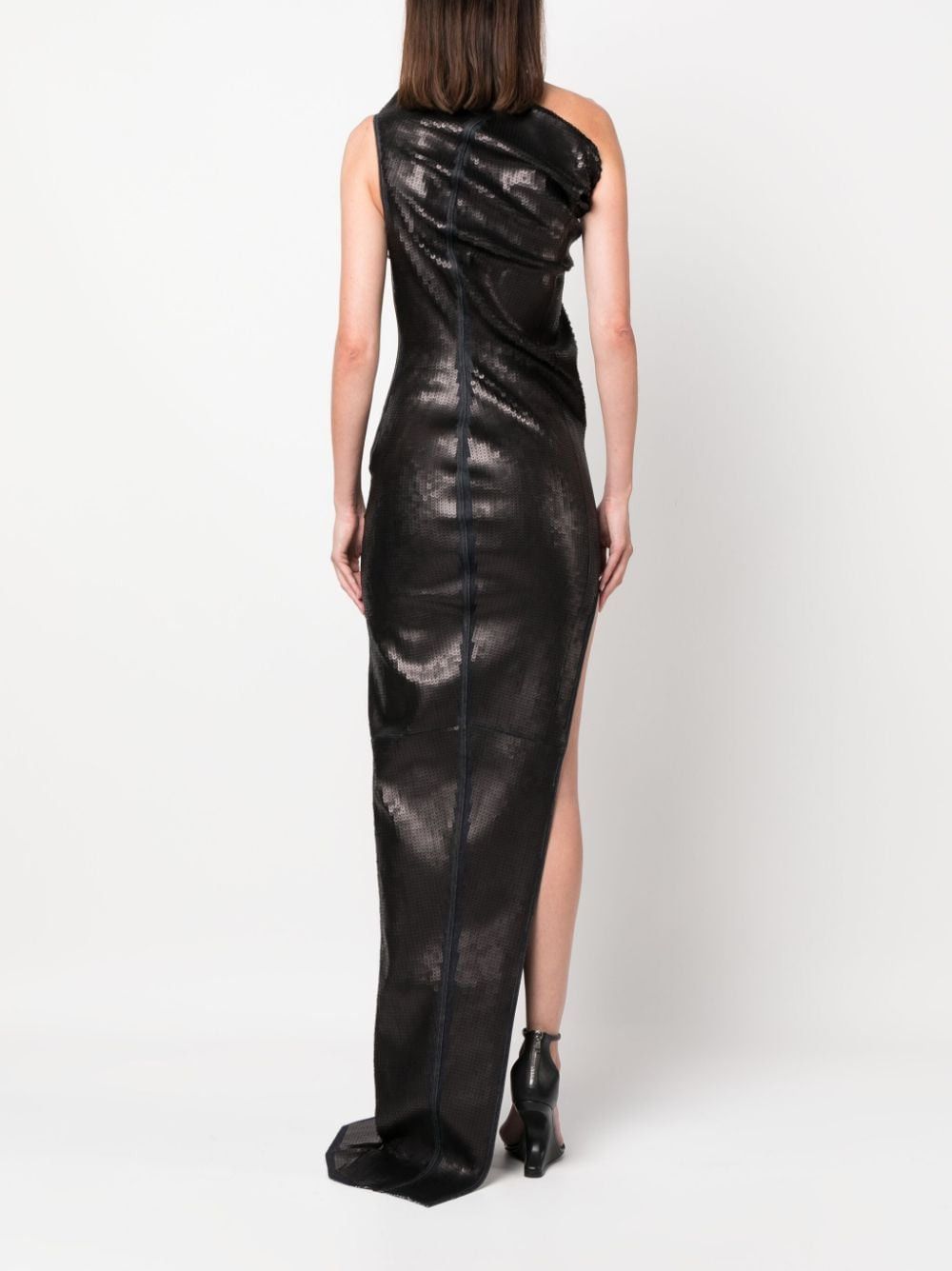 Rick Owens EMBROIDERED DENIM LONG DRESS Size S / US 4 / IT 40 - 5 Thumbnail
