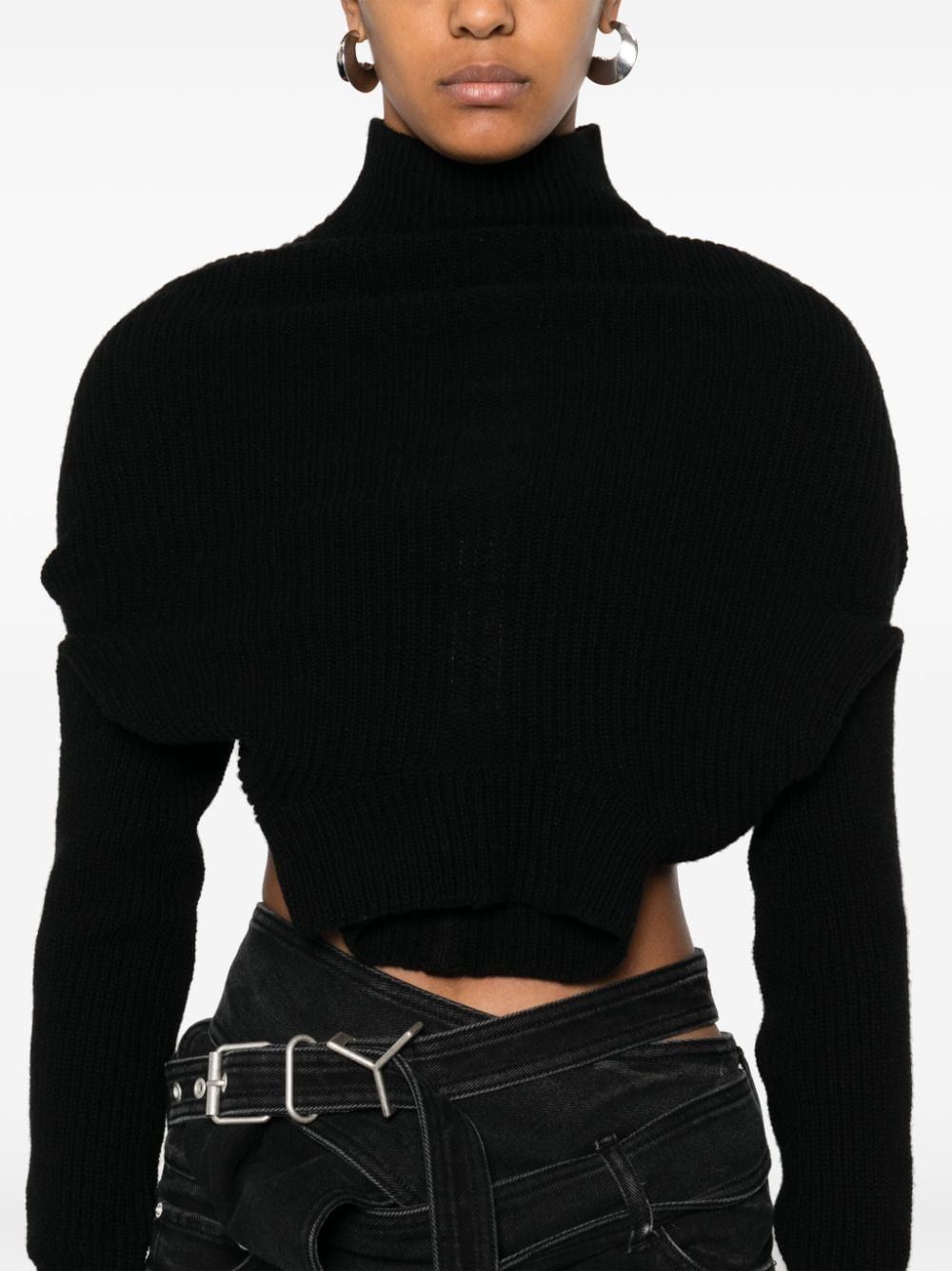 Rick Owens CASHMERE TURTLE-NECK JUMPER Size S / US 4 / IT 40 - 2 Thumbnail