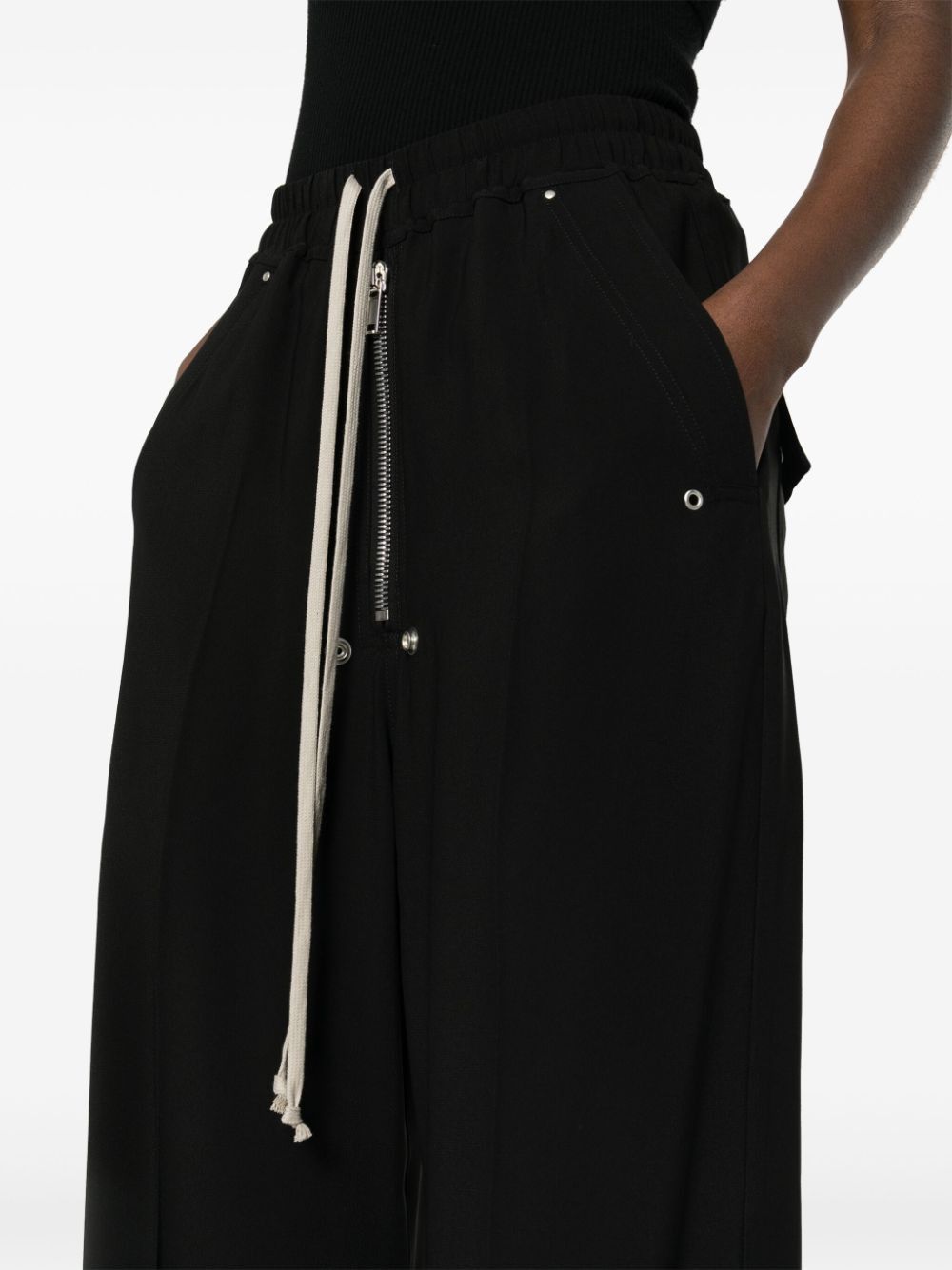 Rick Owens WIDE-LEG TROUSERS Size 27" / US 4 / IT 40 - 4 Thumbnail