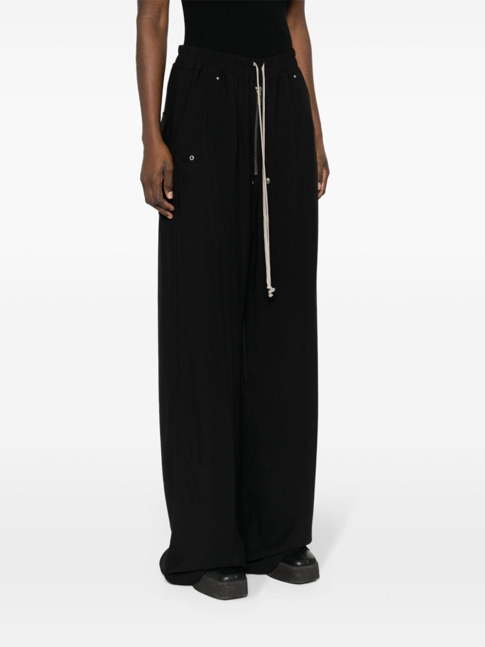 Rick Owens WIDE-LEG TROUSERS Size 27" / US 4 / IT 40 - 3 Thumbnail