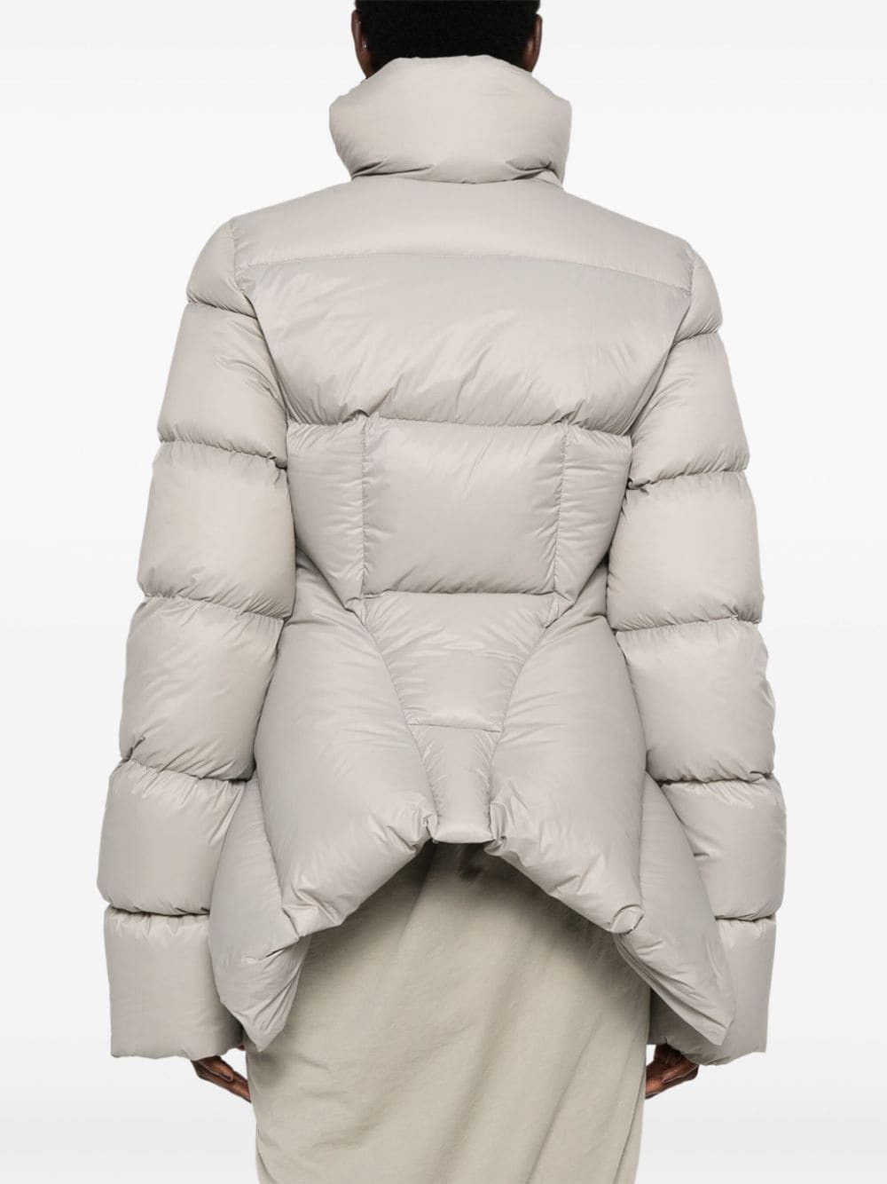 Rick Owens FUNNEL-NECK CROPPED PADDED JACKET Size S / US 4 / IT 40 - 5 Thumbnail
