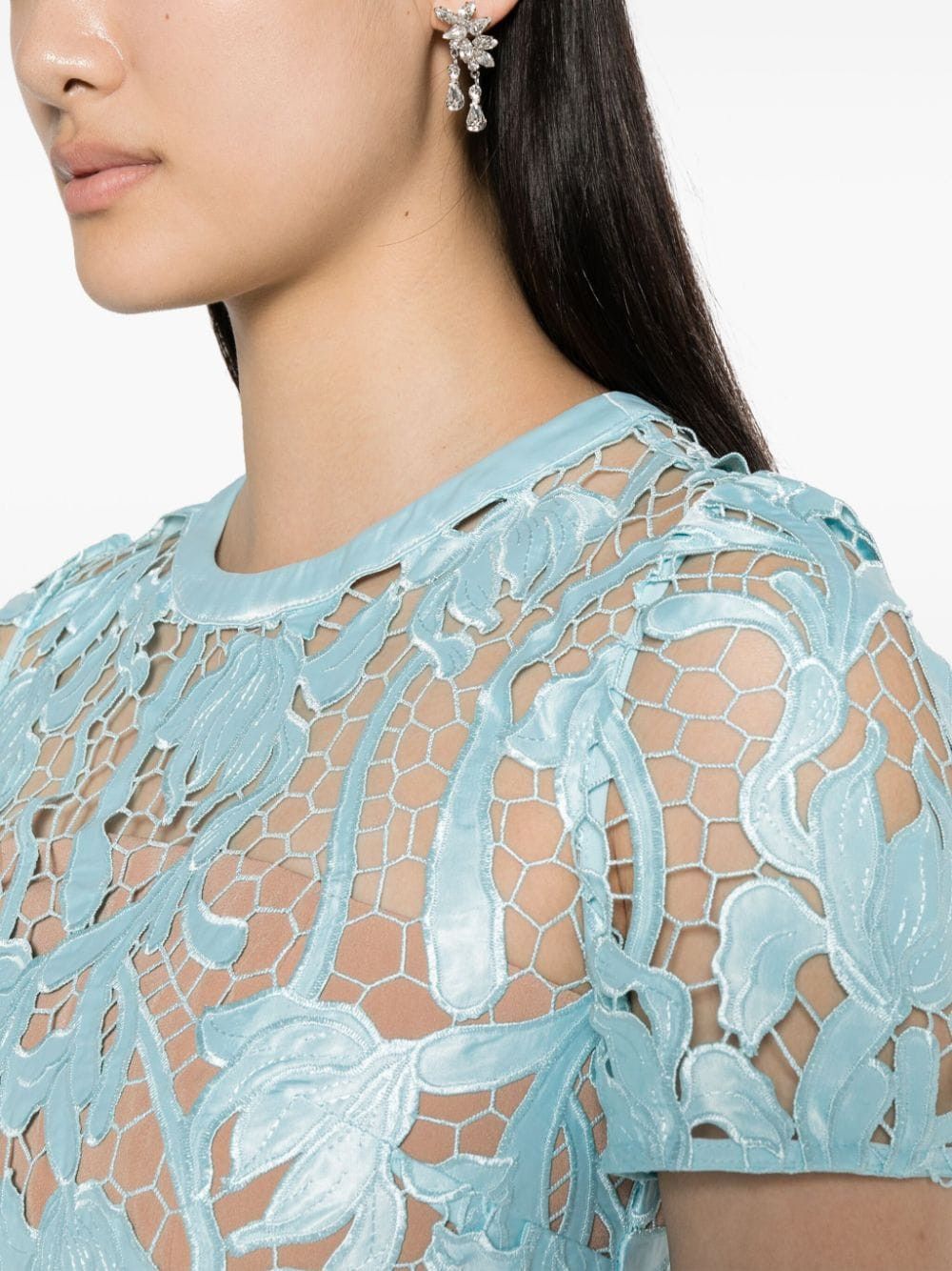 Self-Portrait LACE MIDI DRESS Size XS / US 0-2 / IT 36-38 - 3 Thumbnail