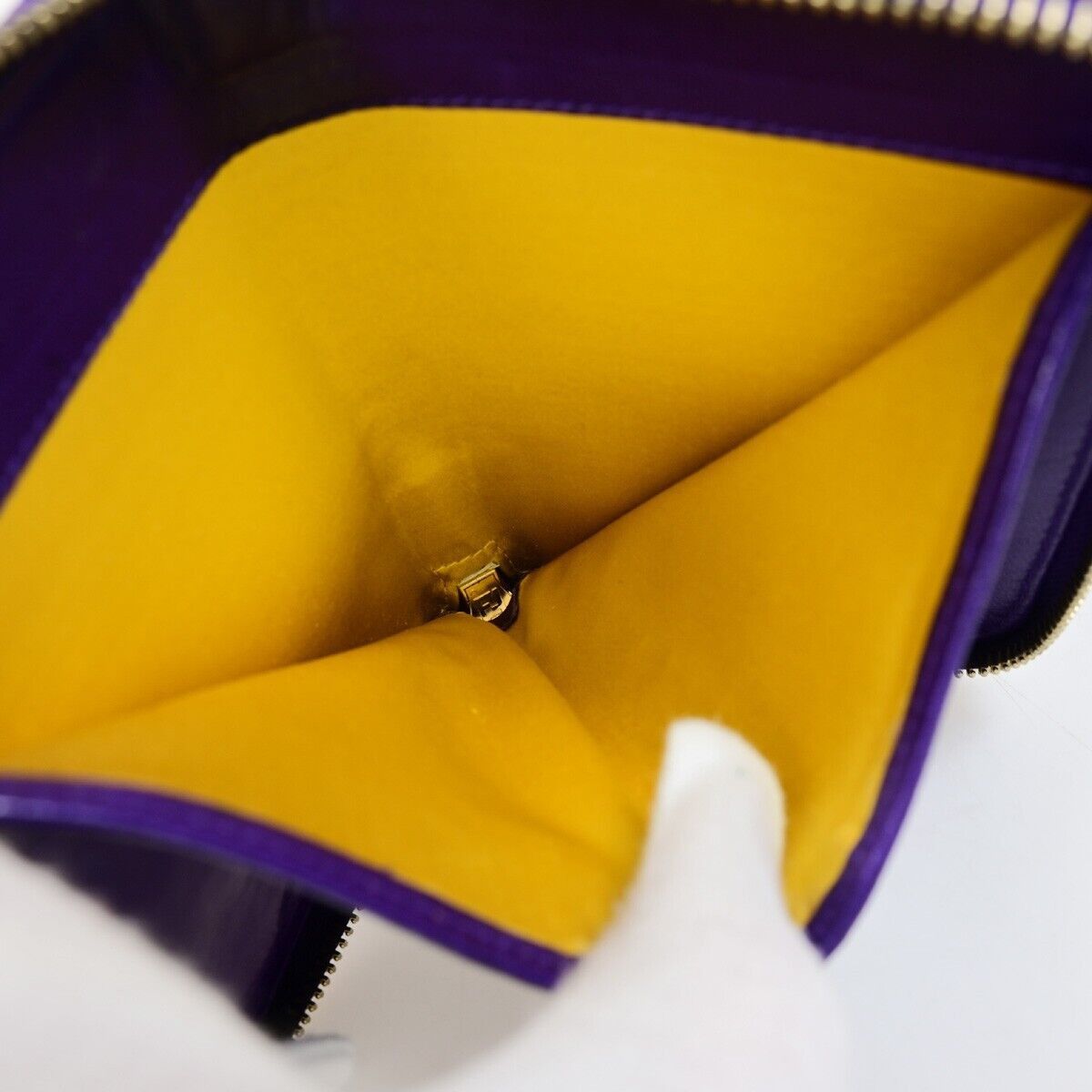 Fendi Zucca Purple Suede Wallet (Pre-Owned) Size ONE SIZE - 7 Thumbnail