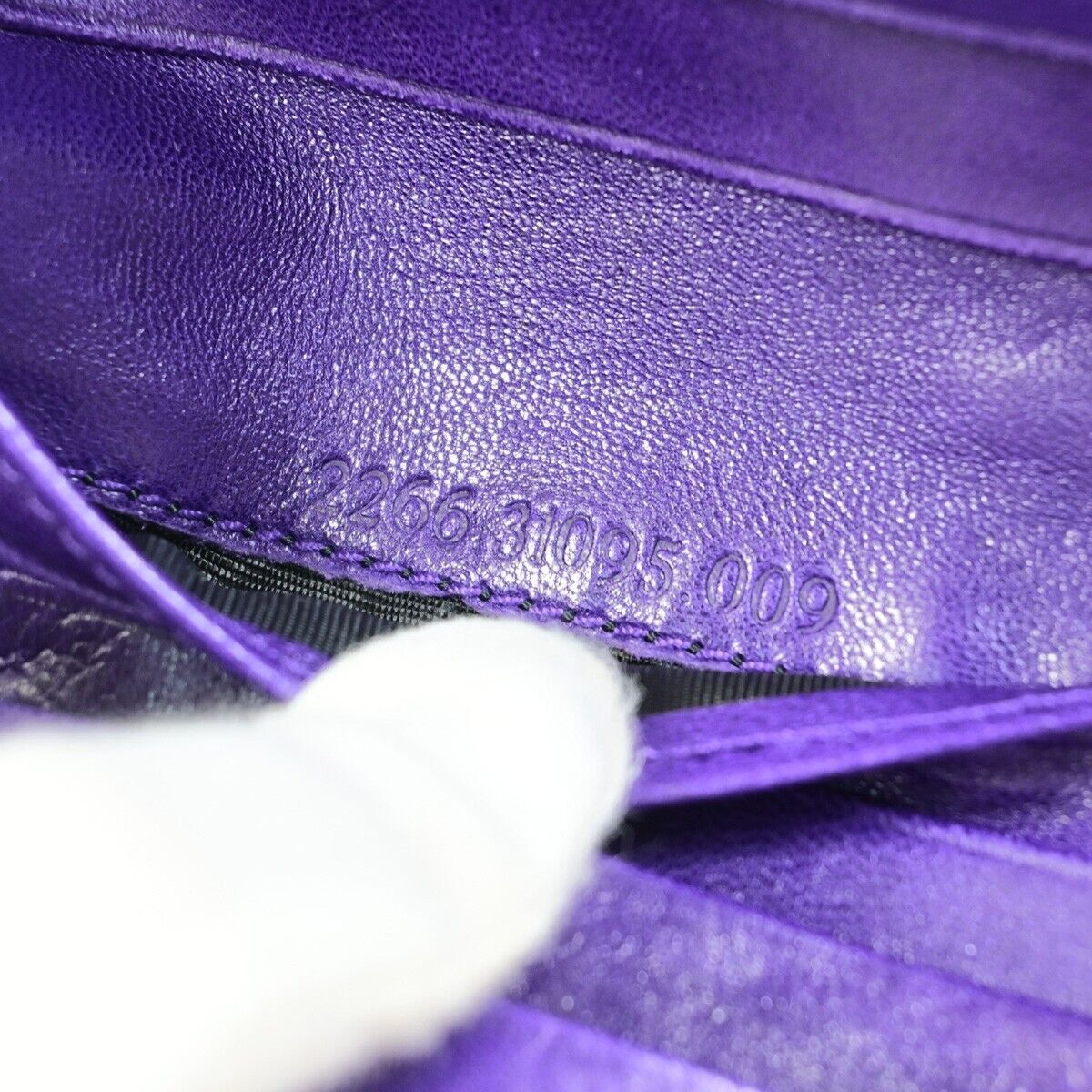 Fendi Zucca Purple Suede Wallet (Pre-Owned) Size ONE SIZE - 9 Thumbnail
