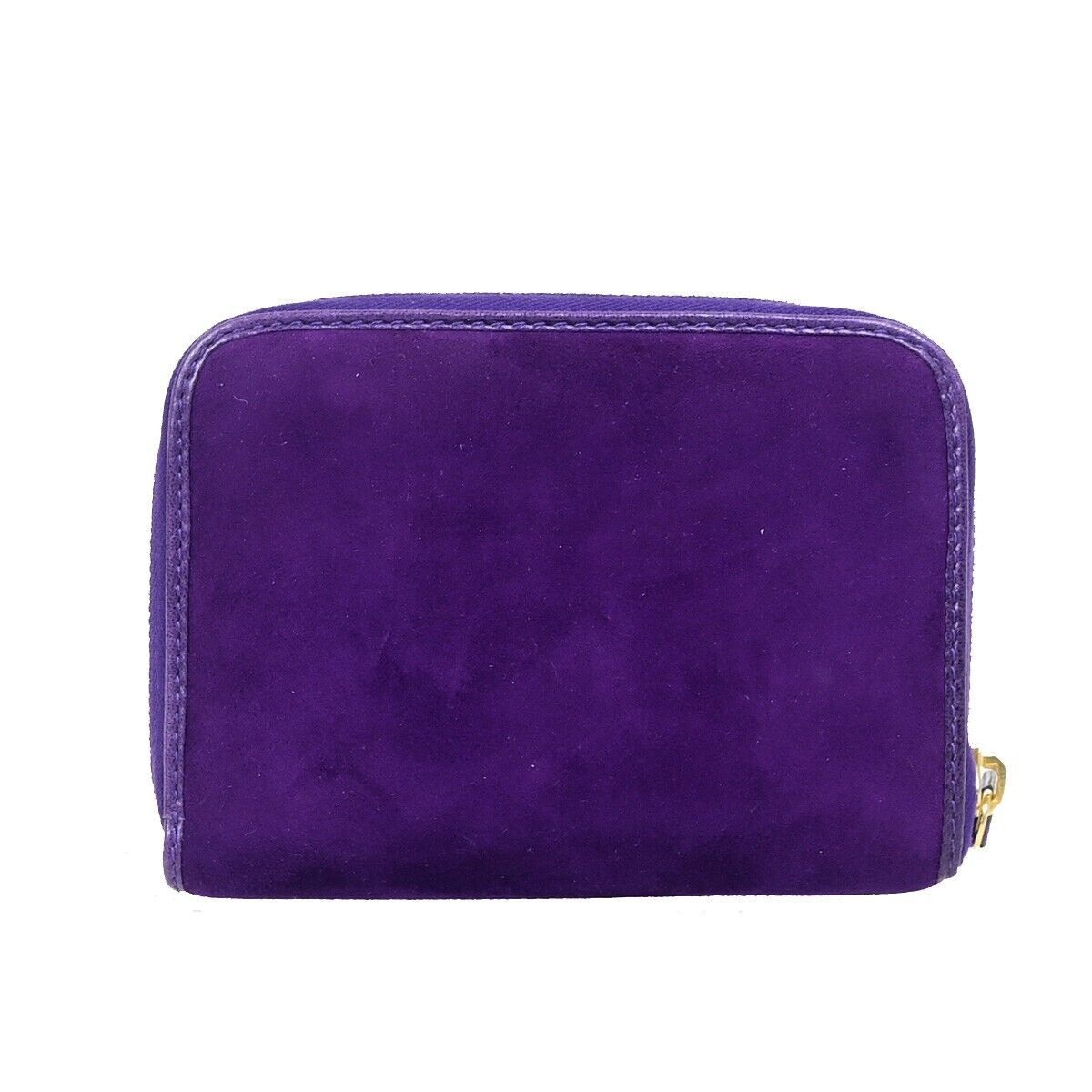 Fendi Zucca Purple Suede Wallet (Pre-Owned) Size ONE SIZE - 2 Thumbnail