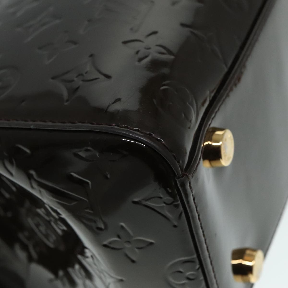 Louis Vuitton Blair Burgundy Patent Leather Handbag (Pre-Owned) Size ONE SIZE - 16 Thumbnail