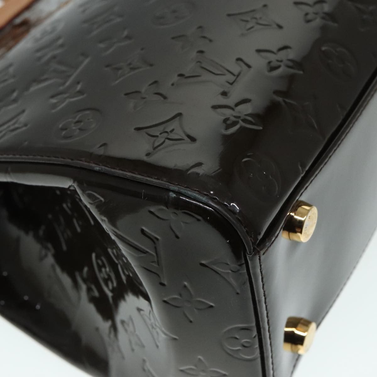 Louis Vuitton Blair Burgundy Patent Leather Handbag (Pre-Owned) Size ONE SIZE - 18 Thumbnail
