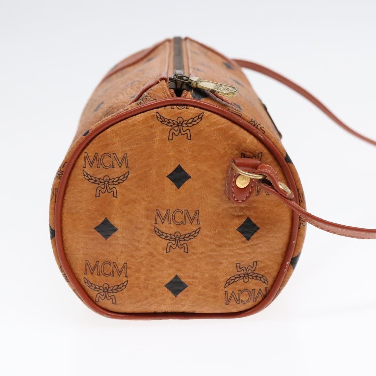 MCM Visetos Brown Canvas Shoulder Bag (Pre-Owned) Size ONE SIZE - 3 Thumbnail