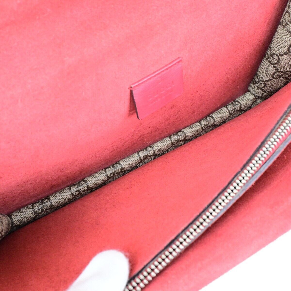 Gucci Dionysus Beige Canvas Shoulder Bag (Pre-Owned) Size ONE SIZE - 9 Thumbnail