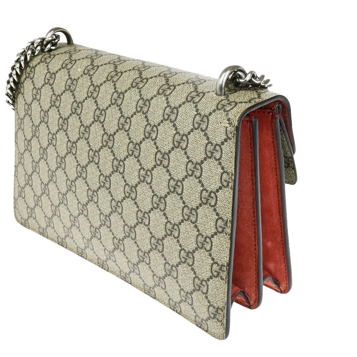 Gucci Dionysus Beige Canvas Shoulder Bag (Pre-Owned) Size ONE SIZE - 4 Thumbnail