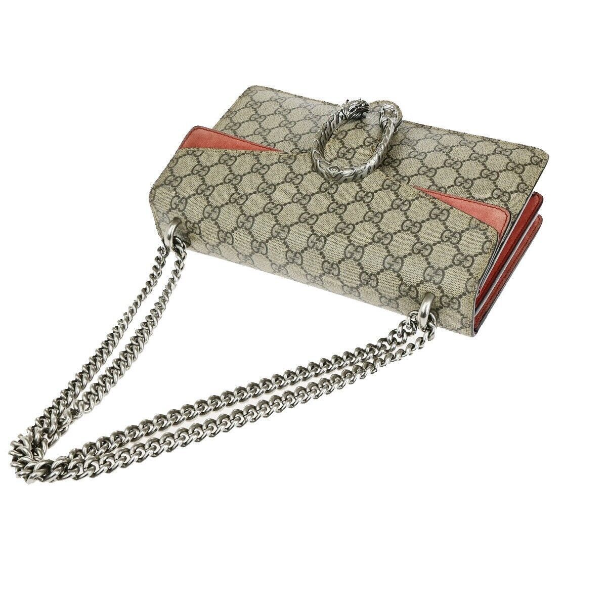 Gucci Dionysus Beige Canvas Shoulder Bag (Pre-Owned) Size ONE SIZE - 5 Thumbnail
