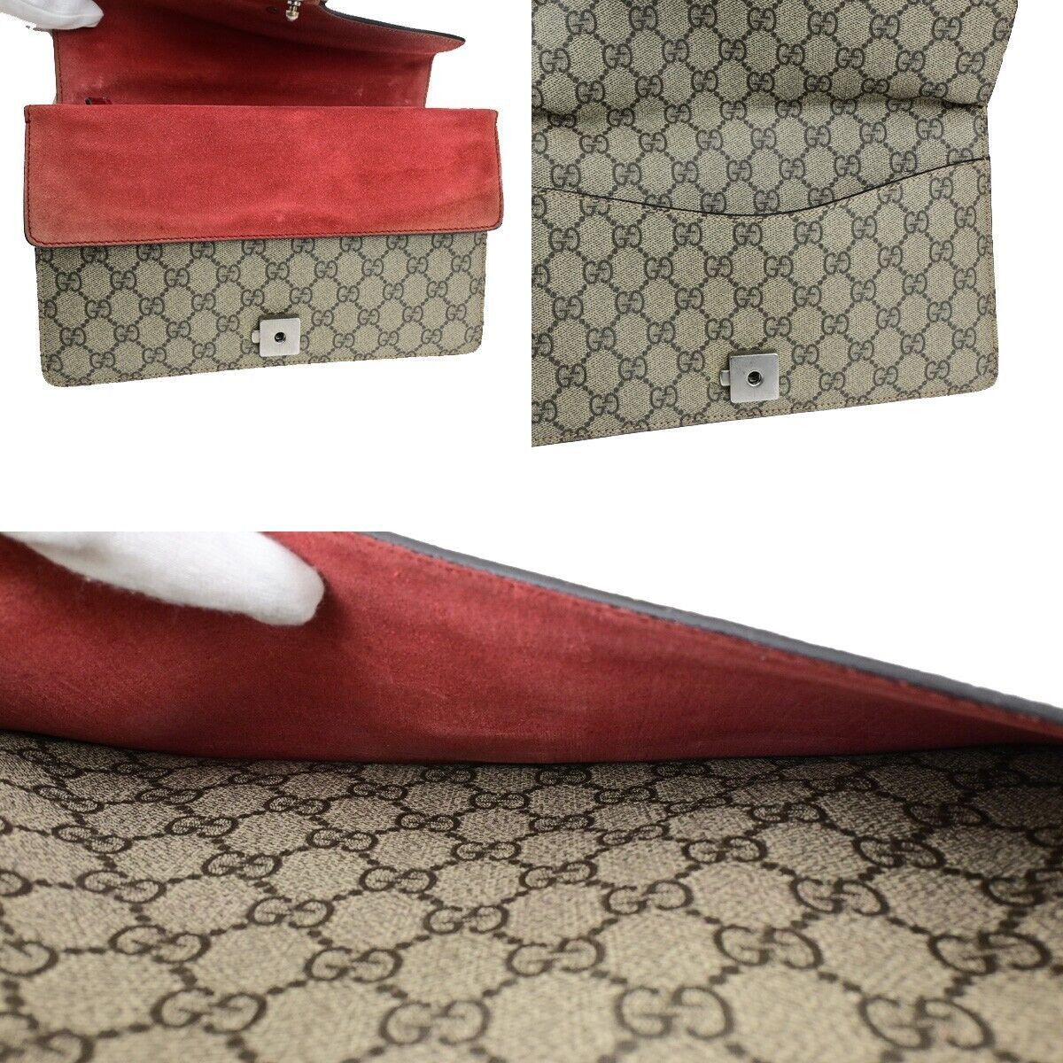 Gucci Dionysus Beige Canvas Shoulder Bag (Pre-Owned) Size ONE SIZE - 14 Thumbnail