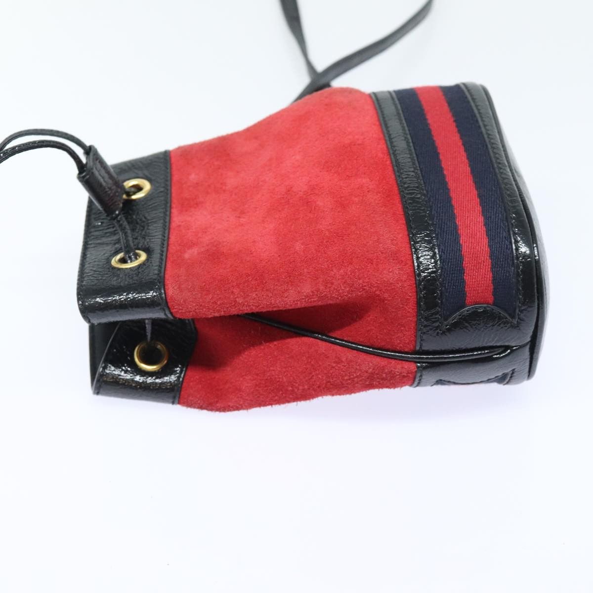 Gucci Ophidia Red Suede Shoulder Bag (Pre-Owned) Size ONE SIZE - 13 Thumbnail