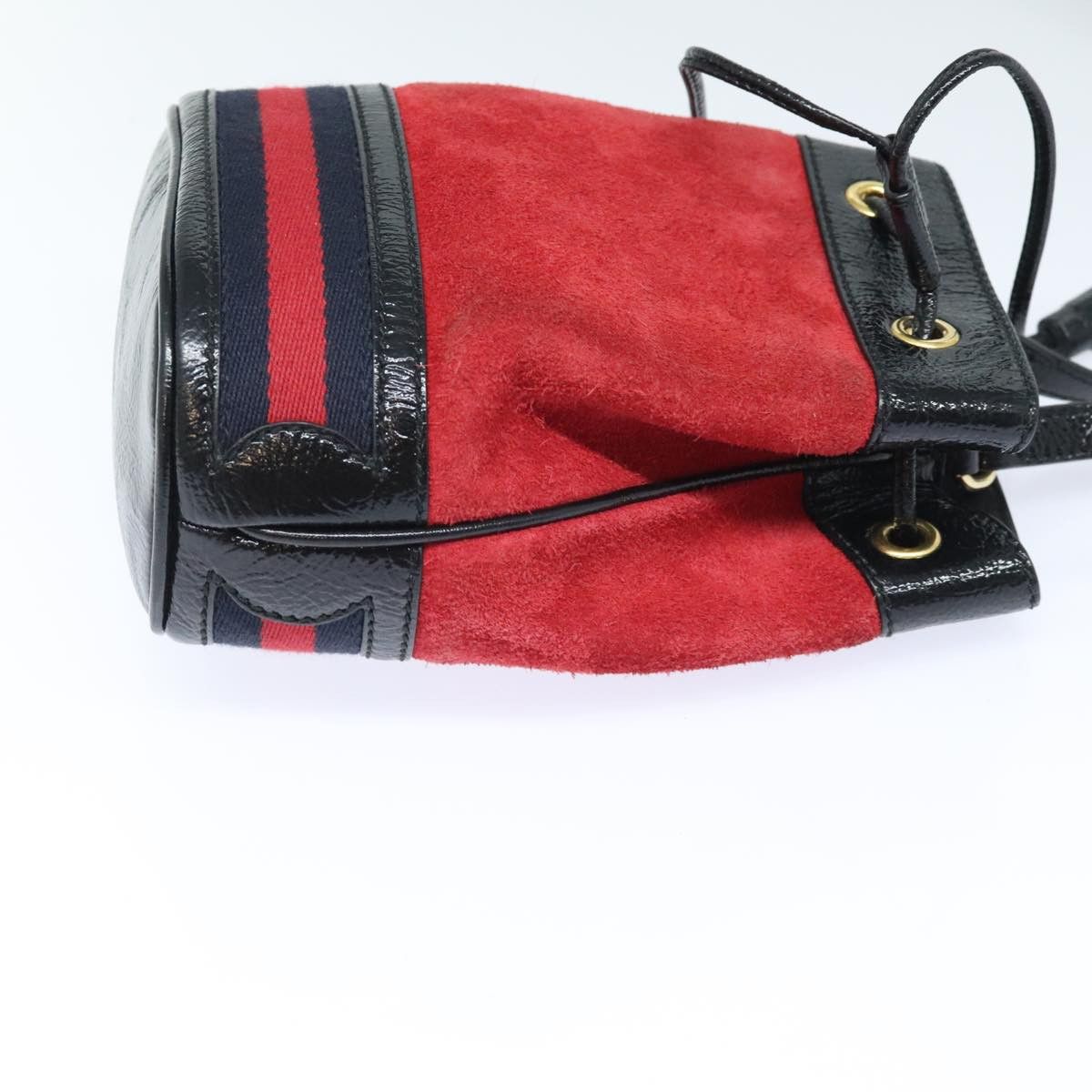 Gucci Ophidia Red Suede Shoulder Bag (Pre-Owned) Size ONE SIZE - 12 Thumbnail