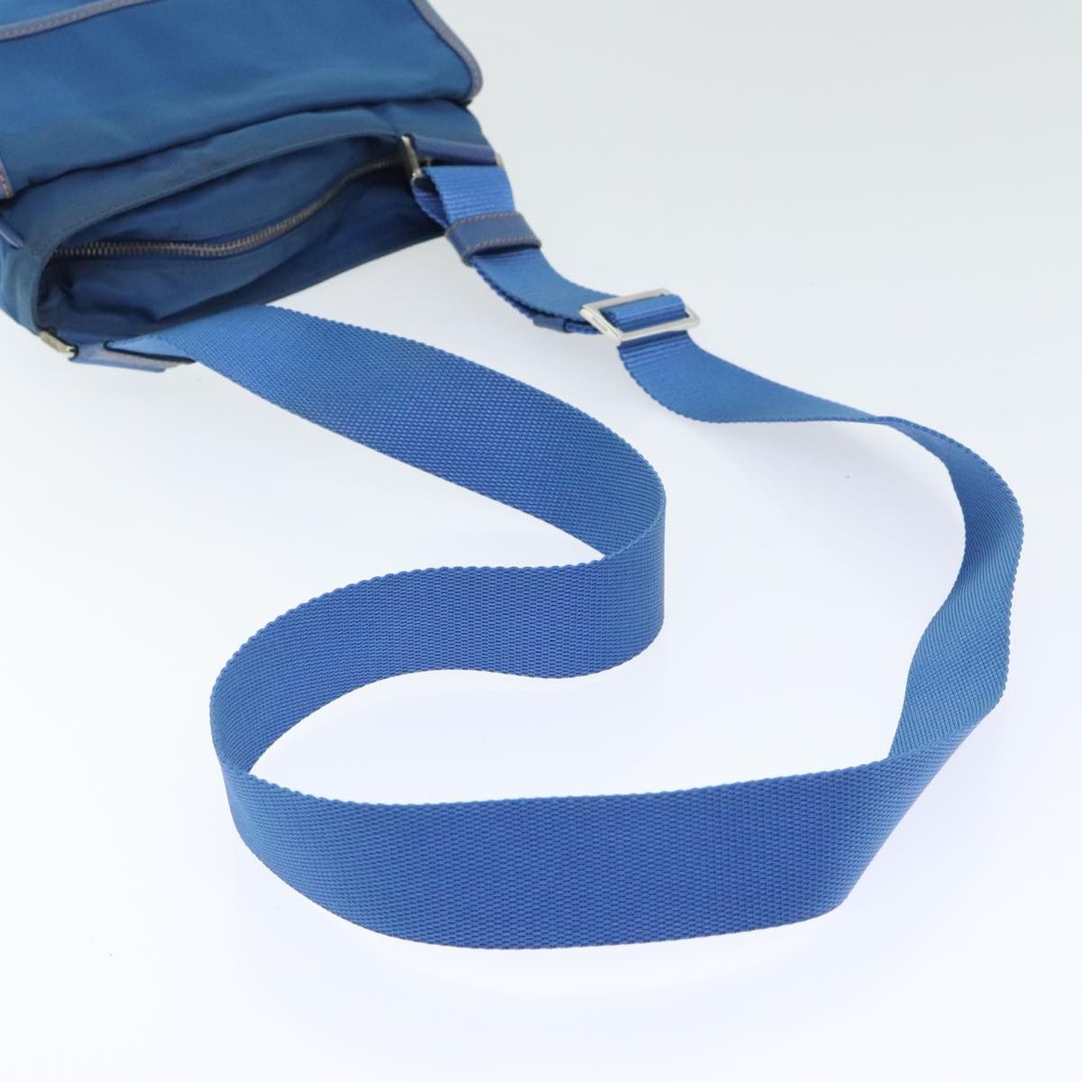 Prada Re-Nylon Blue Canvas Shoulder Bag (Pre-Owned) Size ONE SIZE - 5 Thumbnail