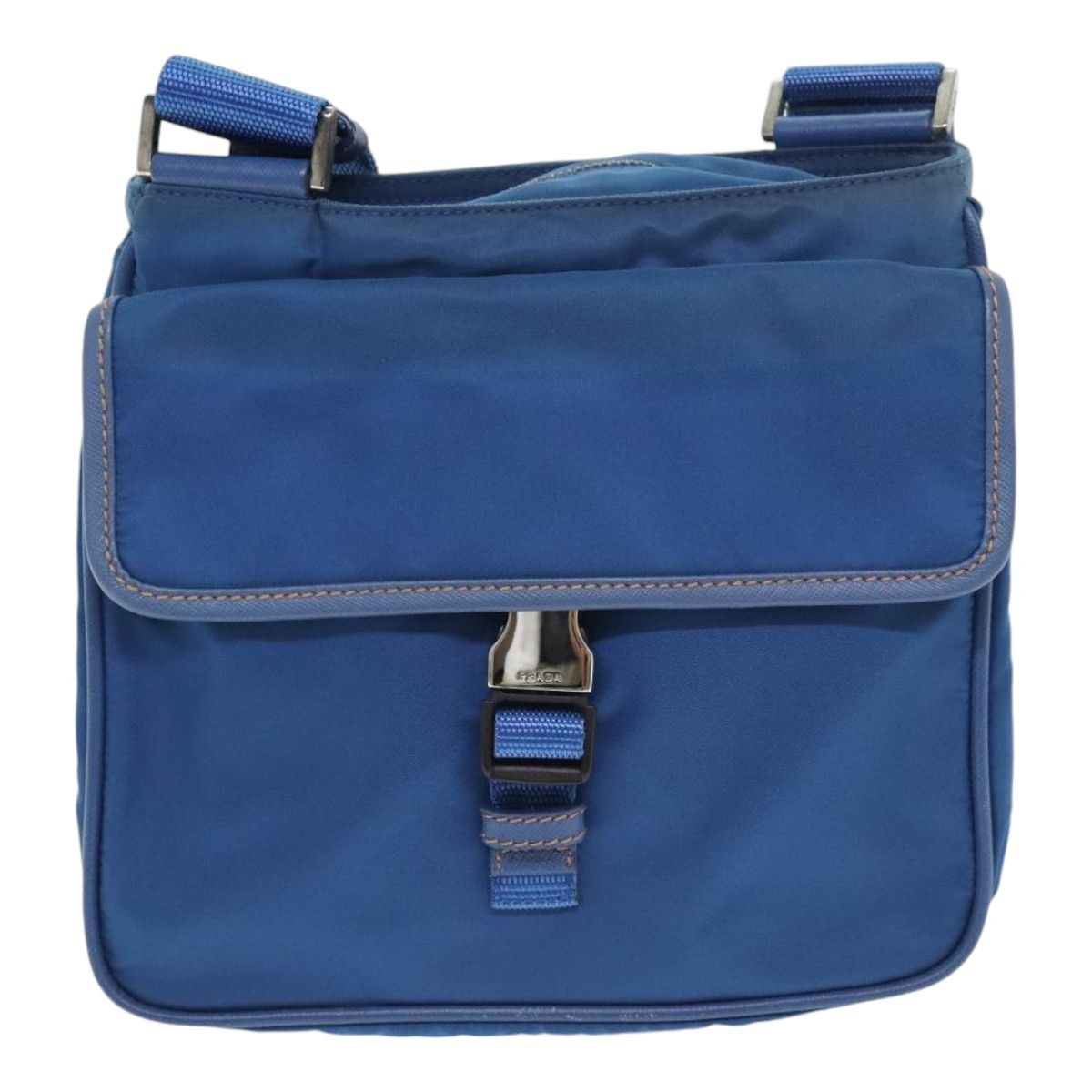 Prada Re-Nylon Blue Canvas Shoulder Bag (Pre-Owned) Size ONE SIZE - 2 Thumbnail