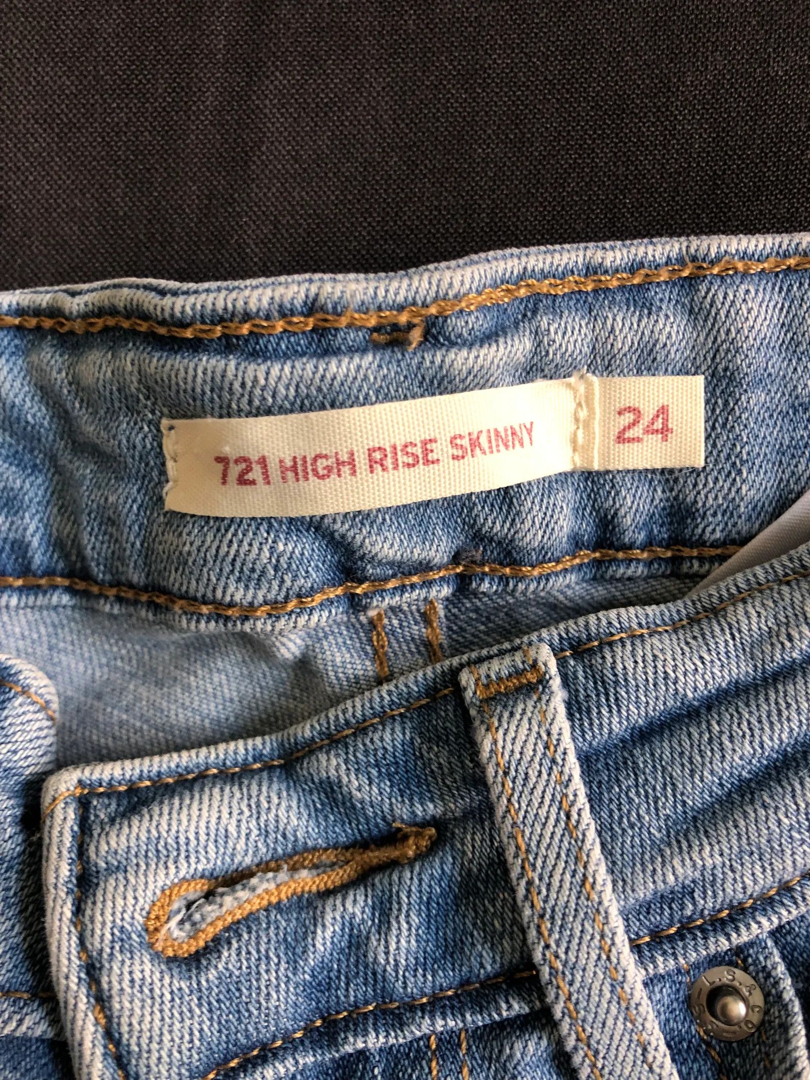 Levi's Levi's 721 High Rise Jeans Size 24" / US 00 / IT 34 - 4 Thumbnail
